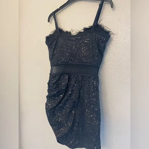 barbie black sequin dress Glamorous Black Lace & Sequin Sheer Gown Set for Barbie , 11.5